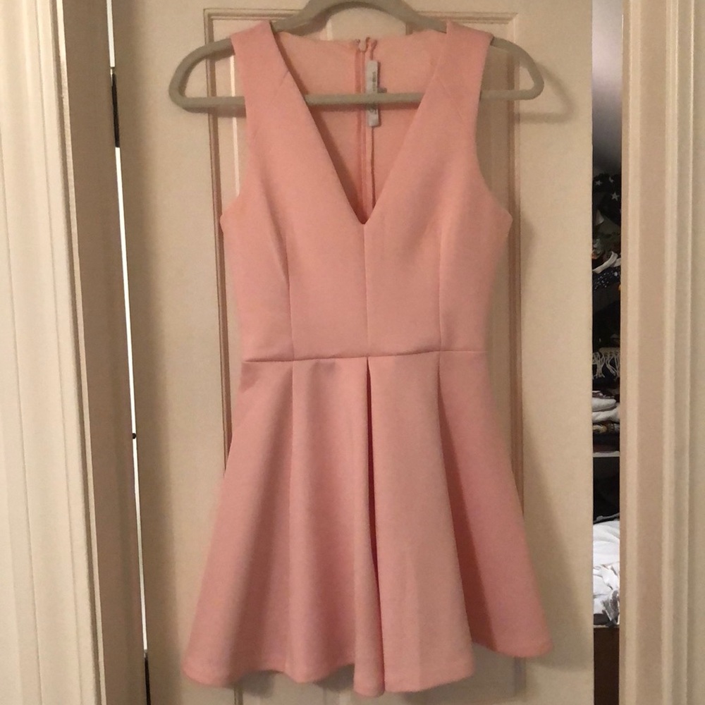 Lovers + Friends pink mini dress